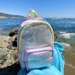 NEW Clear Pastel Trimming Stoney Clover Lane backpack